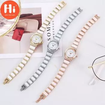 Привет модные часы Роскошные женские кварцевые часы Водонепроницаемые женские часы Женские наручные часы