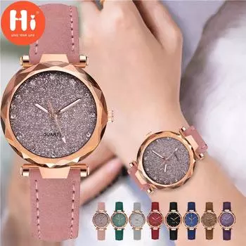 Привет модные часы Роскошные женские кварцевые часы Водонепроницаемые женские часы Женские наручные часы