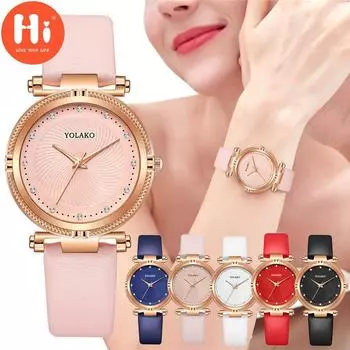 Привет модные часы Роскошные женские кварцевые часы Водонепроницаемые женские часы Женские наручные часы