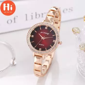 Привет модные часы Роскошные женские кварцевые часы Водонепроницаемые женские часы Женские наручные часы