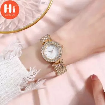 Привет модные часы Роскошные женские кварцевые часы Водонепроницаемые женские часы Женские наручные часы