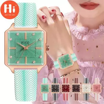 Привет модные часы Роскошные женские кварцевые часы Водонепроницаемые женские часы Женские наручные часы