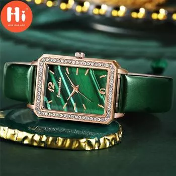 Привет модные часы Роскошные женские кварцевые часы Водонепроницаемые женские часы Женские наручные часы