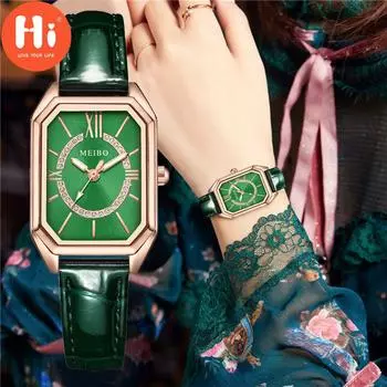 Привет модные часы Роскошные женские кварцевые часы Водонепроницаемые женские часы Женские наручные часы