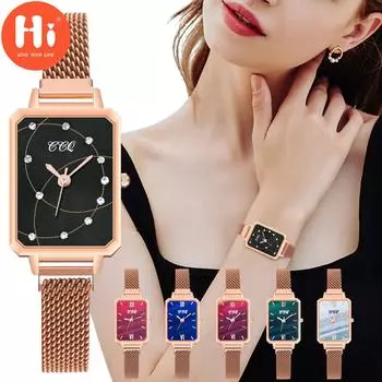 Привет модные часы Роскошные женские кварцевые часы Водонепроницаемые женские часы Женские наручные часы