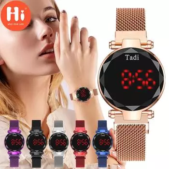 Привет модные часы Роскошные женские кварцевые часы Водонепроницаемые женские часы Женские наручные часы