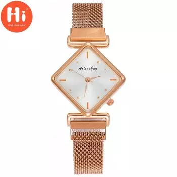 Привет модные часы Роскошные женские кварцевые часы Водонепроницаемые женские часы Женские наручные часы