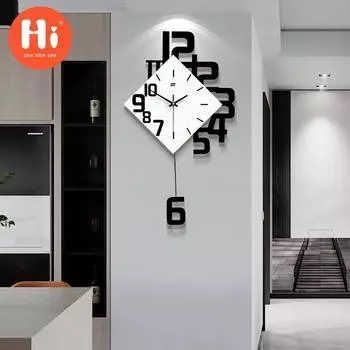 Привет модные украшения дома настенные часы часы для гостиной творческая личность художественные украшения