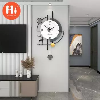 Привет модные украшения дома настенные часы часы для гостиной творческая личность художественные украшения JT217142X61CM