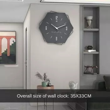 Привет модные украшения дома настенные часы часы для гостиной творческая личность художественные украшения JT2213535X33CM