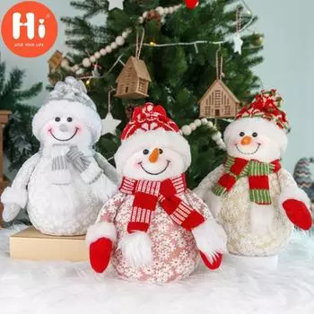 Привет, рождественские украшения для окон, подарки, украшения в виде снеговика, рождественская елка, наряд, украшение сцены, реквизит, привет