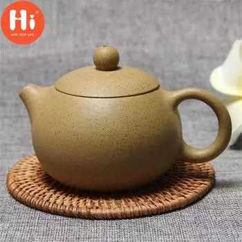 Привет ручной работы аутентичный чайник фиолетовый глиняный чайник чайный горшок украшения чайного домика