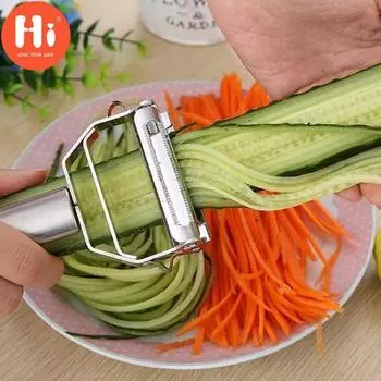 Привет, высококачественная терка из нержавеющей стали для картофеля, огурцов, моркови, жульен, овощечистка Style 1