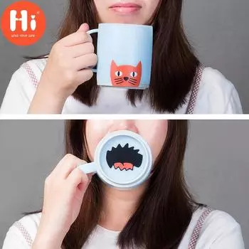Привет Yousheng 5 шт. забавная свинья нос кошка лучший друг любовь сумка чашка наклейка холодильник наклейка кружка декор UKCanada
