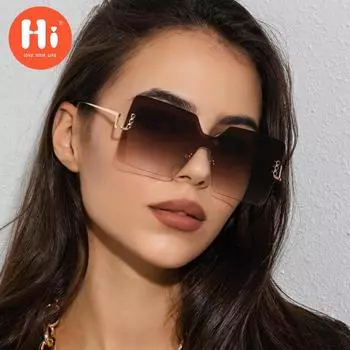 Привет, женские и мужские винтажные летние черные солнцезащитные очки, модные уличные солнцезащитные очки для вождения