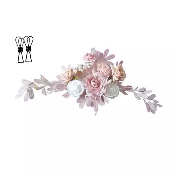 Приветственный знак для свадебной вечеринки, цветочное оформление