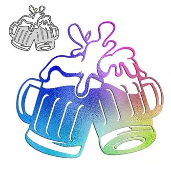 Приветствую Октоберфест дизайн шаблон металлический трафарет для DIY Скрапбукинг альбом фото тиснение бумажная карта ремесленный декор серебряный