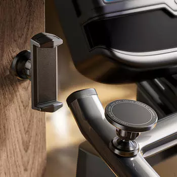 Привлечь держатель для телефона универсальная подставка легко устанавливается кухня практичный фитнес