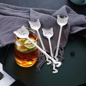 Привлекательная ложка Компактная износостойкая гладкая поверхность 5