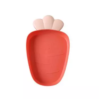 Привлекательная очаровательная тарелка для еды в форме клубники, многоразовая тарелка для фруктов, износостойкая пластиковая десертная тарелка для ужина