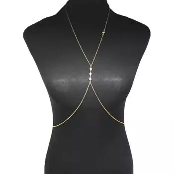 Привлекательная женская цепочка бикини с крестом на груди, женская цепочка на талию, женская цепочка бикини с крестом на животе, украшения для тела, повседневная одежда