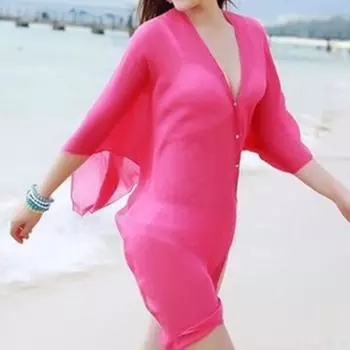 Привлекательное бикини, защита от солнца, мягкая ткань, дышащая летняя сексуальная модная женская пляжная одежда розы красного