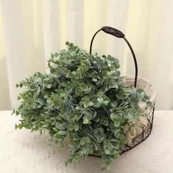 Привлекательное искусственное растение, изысканный пластик, не увядает зелёный