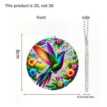 Привлекательные акриловые 2D круглые подвески, игривый мультяшный декор для аксессуаров интерьера автомобиля 1