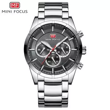 Привлекательные деловые мужские часы True Three-Gleek Chronograph Luminous Waterproof Fashioned Men s Watch