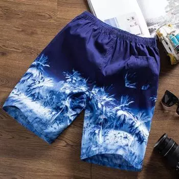 Привлекательные летние плавки с эластичной резинкой на талии, отличные дышащие мужские купальники L чёрный