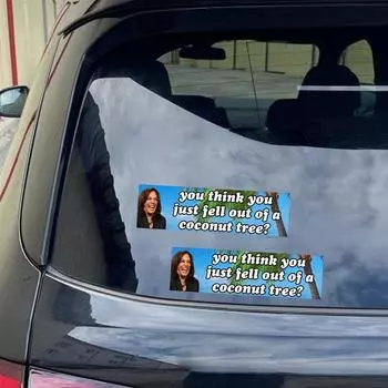 Привлекательные наклейки на автомобиль 5 шт., мемы с кокосовой пальмой, наклейки на автомобиль, забавные мемы, юмористические наклейки для ноутбука, украшения для автомобиля, аксессуары