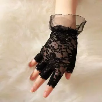 Привлекательные сетчатые перчатки Soft Summer Elegant чёрный