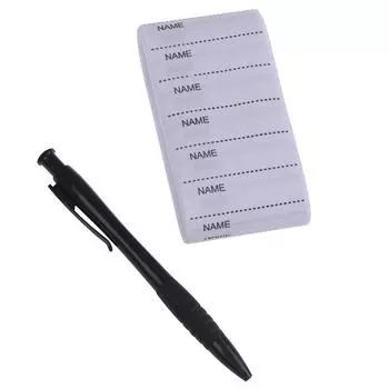 Привлекательный и прочный белый моющийся утюг на бирках ткани одежды ярлыков имени для одежды