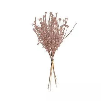 Привлекательный искусственный цветок, не увядающий, долговечное украшение светло-коричневого