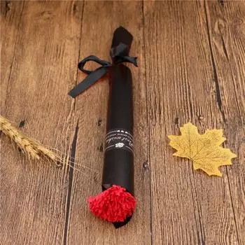 Привлекательный искусственный цветок, широкое реалистичное искусственное применение, яркая многоцветная роза для дома 5