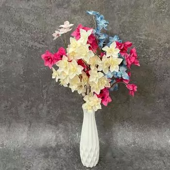 Привлекательный искусственный цветок, устойчивый к атмосферным воздействиям, длительный срок службы, декоративный розовый