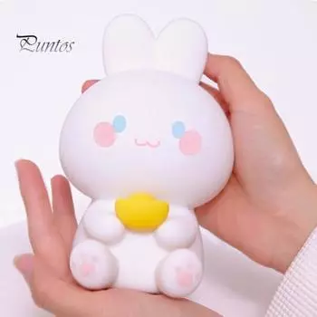 Привлекательный мерцающий бесплатный очаровательный внешний вид прикроватная лампа с зарядкой через USB, кролик, светодиодный ночник, декор, товары для дома Rabbit