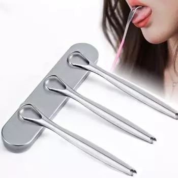 Привлекательный очиститель для полости рта, простой в использовании, нержавеющая сталь, которую трудно сломать