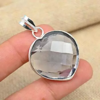 Привлекательный танзанит, драгоценный камень, твердый кулон из стерлингового серебра 925 пробы, подвеска ручной работы, женские ювелирные изделия 1.96 Inches фиолетовый