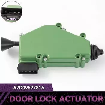 Привод дверного замка Центральный замок для VW Volkswagen Vanagon Transporter EuroVan Caravelle T3 T4 Multivan 7D0959781A 701959781A зелёный