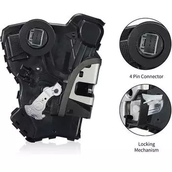 Привод замка передней левой правой двери, подходит для Toyota Camry/Corolla/Highlander и т. д.. 69040-AA050 Front Door Left Side