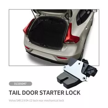 Привод замка защелки задней двери багажника, задняя подъемная дверь, крышка багажника, люки, мотор багажника, подходит для S40 V50 31335047