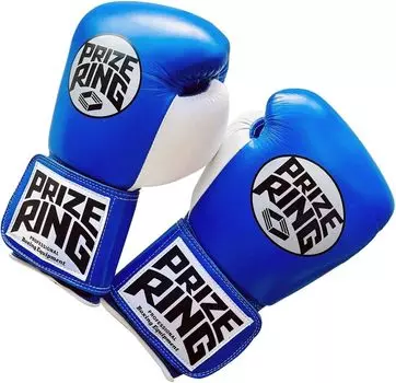 PRIZE RING Boxing Gloves Professional 5.0 Blue/White (10oz) синий