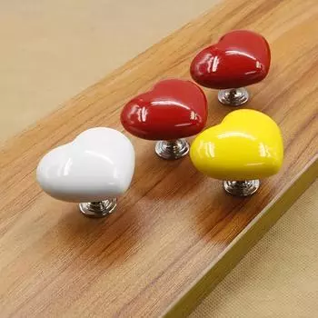 Прижимная кнопка для унитаза в форме сердца, кнопка для унитаза Love, кнопки резервуара для воды для ванной, переключатель, декор для ванной, защита для ногтей красный