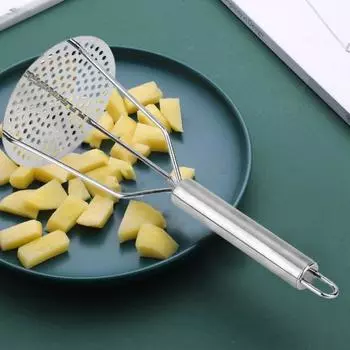 Прижимная лапка для картофеля, некоррозионная нескользящая прочная пищевая дробилка из нержавеющей стали, кухонные инструменты