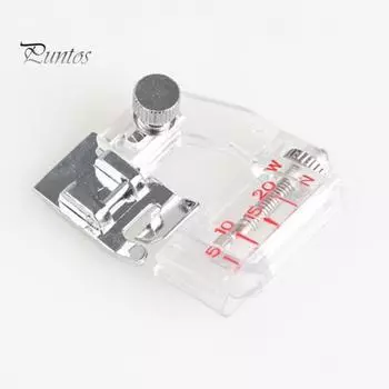 Прижимная лапка для переплета с регулируемым переплетом для бытовой швейной машины