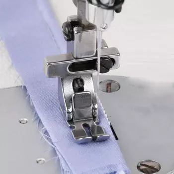 Прижимная лапка-подрубчик справа 4 в 1, прочный направляющий инструмент для левого края для плоского автомобильного оверлока