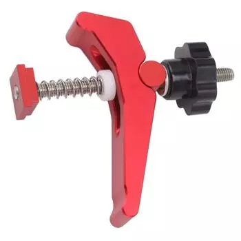 Прижимной зажим T Track Quick Acting Aluminium Alloy Red T Slot CNC Router Clamp Kit для