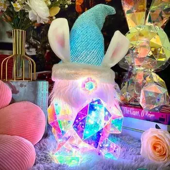 Призматические радужные рождественские украшения, светодиодный ночник для расслабляющих ночей, красочные огни Санта-Клауса, декор на Хэллоуин Santa Claus синий