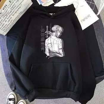 Призрак в доспехах Tachikoma толстовки с рисунком манга/комикс мультфильм толстовка с длинными рукавами High Street для мужчин/женщин мода четыре сезона полный S розовый